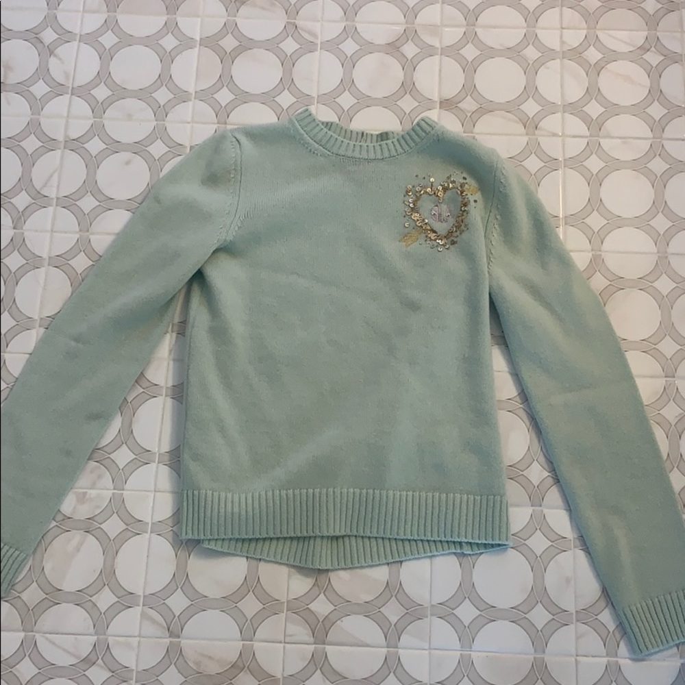 Le Lion Collection petite crew with heart